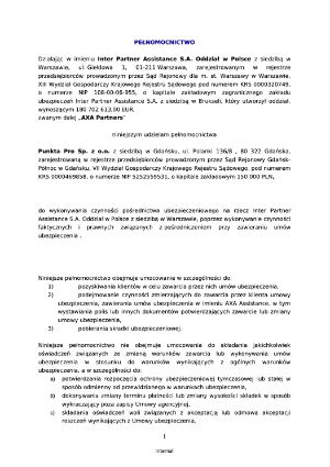 Inter Partner Assistance SA Pełnomocnictwo z dn.
        21.06.2024