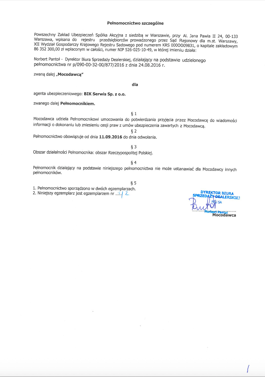 PZU SA - Pelnomocnictwo-szczegolne-z-dn.-11.09.2016-do-umowy-462-2-A-2015_cesja